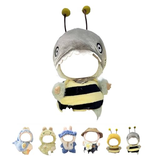 Kleidung für Labu Serie 17 cm Puppen Niedliche Tierkleidung Zubehör Kawaii Fantasy Elf Stil Set für 17 cm Puppen Premium Sammler Outfit Set Weiche Baumwolle Kleidung Ersatz (Bee1) von Generic
