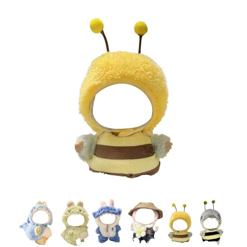 Kleidung für Labu Serie 17 cm Puppen Niedliche Tierkleidung Zubehör Kawaii Fantasy Elf Stil Set für 17 cm Puppen Premium Sammler Outfit Set Weiche Baumwolle Kleidung Ersatz (Bee2) von Generic