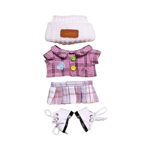 Kleidung für Puppen (Keine Puppe) Handgemachte Kleidung für Puppen Outfits für 17cm Sammlerstücke Stilvolle für den Urlaub BgP351 (11x4x4cm) von Generic