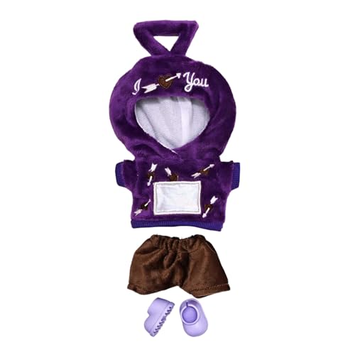Kleidung für Puppen (Keine Puppe) Handgemachte Kleidung für Puppen Outfits für 17cm Sammlerstücke Stilvolle für den Urlaub BgP354 (11x4x4cm) von Generic