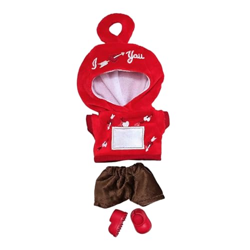Kleidung für Puppen (Keine Puppe) Handgemachte Kleidung für Puppen Outfits für 17cm Sammlerstücke Stilvolle für den Urlaub BgP354 (11x4x4cm) von Generic
