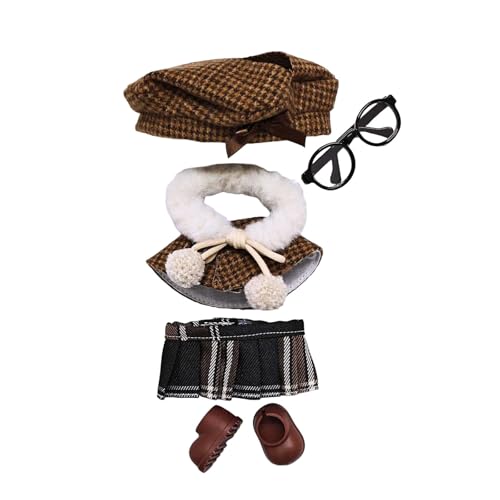 Kleidung für Puppen (Keine Puppe) Handgemachte Kleidung für Puppen Outfits für 17cm Sammlerstücke Stilvolle für den Urlaub BgP355 (11x4x4cm) von Generic