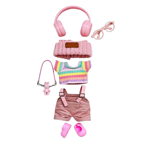 Kleidung für Puppen (Keine Puppe) Handgemachte Kleidung für Puppen Outfits für 17cm Sammlerstücke Stilvolle für den Urlaub BgP356 (11x4x4cm) von Generic