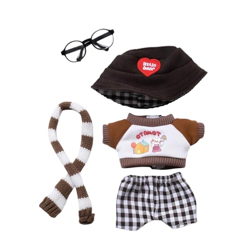 Kleidung für Puppen 17 cm/6,7 Zoll, Exquisite Accessoires, Keine Puppe BgP313 (Brown, 5cm) von Generic