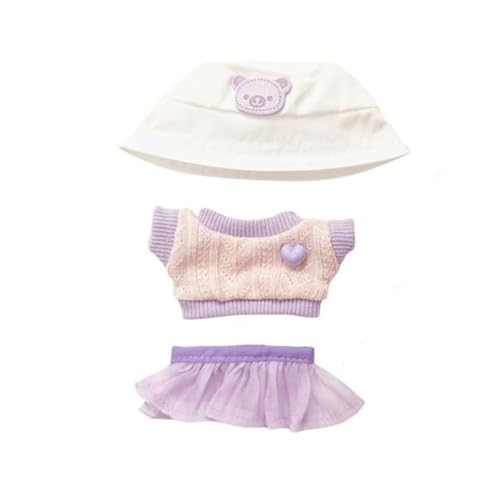 Kleidung für Puppen 17 cm/6,7 Zoll, Exquisite Accessoires, Keine Puppe BgP314 (Purple, 10cm) von Generic