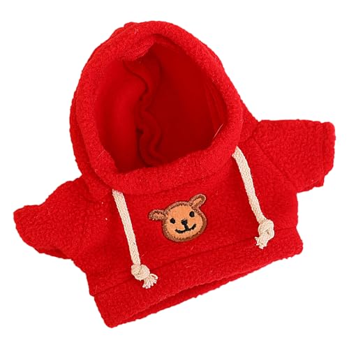 Kleidung für ausgestopfte Tiere - BärenthuTie -Pullover, sammelbare winzige Hoodies | Mühelosen Kleider Kleidung Capybara Stoffed Animal Shirt süßer Stoffpuppenpullover für 7,87 bis 9,84 Zoll Puppe von Generic