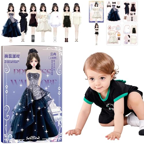 Kleidung und Zubehör für Puppen, Reisespielzeug zum Simulieren und Spielen, Kostümpuppen-Set – Smooth Dolls , Spielzeug für tragbare Nachbildungsspiele für Kinder von 3 bis 12 Jahren Kleidung und Zubehör für Puppen, Reisespielzeug zum Simulieren und Spielen, Kostümpuppen-Set – Smooth Dolls , Spielzeug für tragbare Nachbildungsspiele für Kinder von 3 bis 12 Jahren von Generic