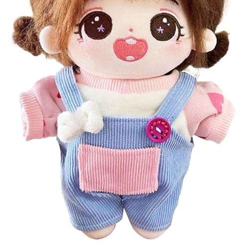 Kleidungsset Für Plüschpuppen – 20 Cm Große Puppen-Cartoon-Oberteile, Süße Overalls, Kleidung | Overalls Und Oberteile Für Puppen | Kinder Erwachsene Rollenspiel Sammlerpuppe Outfits Kostüme Für Arbei Kleidungsset Für Plüschpuppen – 20 Cm Große Puppen-Cartoon-Oberteile, Süße Overalls, Kleidung | Overalls Und Oberteile Für Puppen | Kinder Erwachsene Rollenspiel Sammlerpuppe Outfits Kostüme Für Arbei von Generic