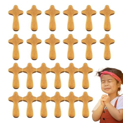 Kleine Holzkreuze – tragbares Mini-Gebet für die Hand – dimmbar, handgekreuzt, bequem in Ihre Hand, Palmkreuz zum Glauben Kleine Holzkreuze – tragbares Mini-Gebet für die Hand – dimmbar, handgekreuzt, bequem in Ihre Hand, Palmkreuz zum Glauben von Generic