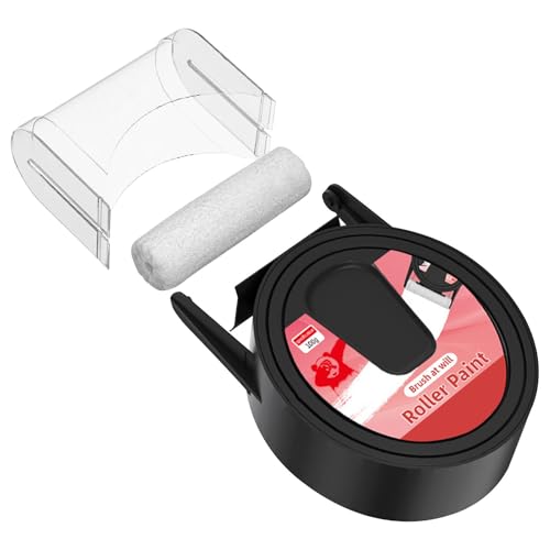 Kleine Wandreparaturbürste mit Rolle, Wandreparaturrolle – Wandreparaturpaste mit hoher Deckkraft, Rollstab 2 in 1 – Creme zur Reparatur von Hauswänden, tragbar, 100 g Kleine Wandreparaturbürste mit Rolle, Wandreparaturrolle – Wandreparaturpaste mit hoher Deckkraft, Rollstab 2 in 1 – Creme zur Reparatur von Hauswänden, tragbar, 100 g von Generic