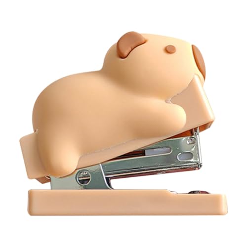 Hefter - Tragbarer Hefter, Capybara Tierhefter | 2,36 x 2,36 Zoll Leichtes Büro-Schreibtischzubehör, niedlicher Hefter mit Heftklammern für die Schule, l Hefter - Tragbarer Hefter, Capybara Tierhefter | 2,36 x 2,36 Zoll Leichtes Büro-Schreibtischzubehör, niedlicher Hefter mit Heftklammern für die Schule, l von Generic