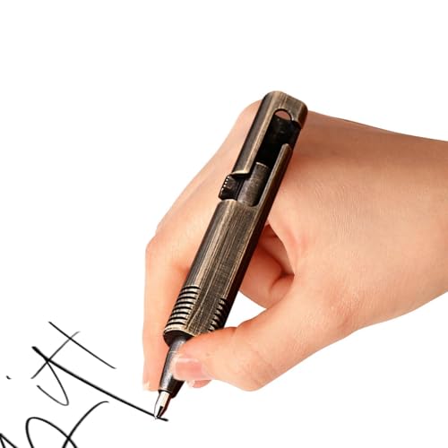 Messingstift - Kugelschreiber für Frauen und Männer | Retro Kugelschreiber Ästhetische Messing Schreibwerkzeuge für Business-Signaturen, Schreibwaren, Geschenk, Brautdusche, Arbeitsplatz Messingstift - Kugelschreiber für Frauen und Männer | Retro Kugelschreiber Ästhetische Messing Schreibwerkzeuge für Business-Signaturen, Schreibwaren, Geschenk, Brautdusche, Arbeitsplatz von Generic