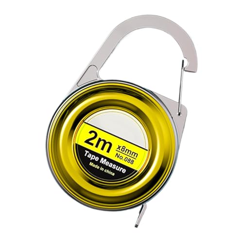 Kleines Maßband, Körpermaßband - einziehbares Maßband, Kleidungsmaßband, Taschenmaßband mit Schlüsselschnalle für Reisen zu Hause Kleines Maßband, Körpermaßband - einziehbares Maßband, Kleidungsmaßband, Taschenmaßband mit Schlüsselschnalle für Reisen zu Hause von Generic