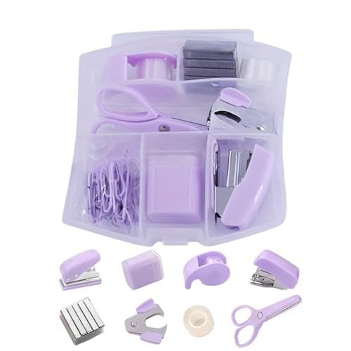 Kleines Reisetacker Set Tragbare Schultacker Set Miniatur Bürobedarf Set für Schule und Arbeitsplatz Tragbare Hefter Set mit Schraub Kleines Reisetacker Set Tragbare Schultacker Set Miniatur Bürobedarf Set für Schule und Arbeitsplatz Tragbare Hefter Set mit Schraub von Generic