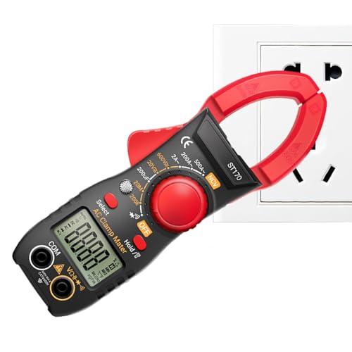 Klemme auf AMP METER | 500A Digital Smart Multimeter | Automatische Elektrowerkzeuge mit NCV, AMP Spannung Automatische Elektrowerkzeuge mit NCV, Spannungsprüfer AMP mit AC/DC Spannung f von Generic