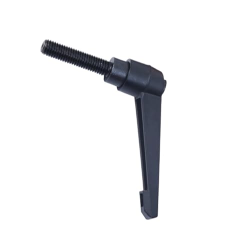 Klemmhebel Griff, M4/M5/M6/M8/M10/M12/M16 Verstellbare Klemmhebel aus Kohlenstoffstahl, Klemmhebel mit Gewindebuchse (Schwarz)(M12*95 * 100 Male) von Generic