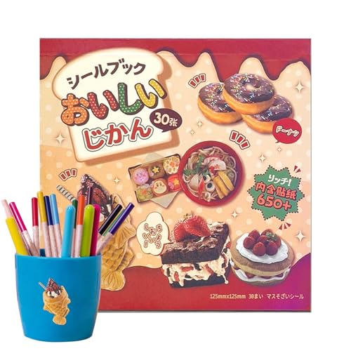 Koch-Sticker-Album – Dessert-Sticker-Sammlung, Lebensmittel-Sticker-Album, Süßes-Leckerei-Sticker-Buch, Food-Art-Sticker-Buch Für Wasserflaschen, Scrapbook Koch-Sticker-Album – Dessert-Sticker-Sammlung, Lebensmittel-Sticker-Album, Süßes-Leckerei-Sticker-Buch, Food-Art-Sticker-Buch Für Wasserflaschen, Scrapbook von Generic
