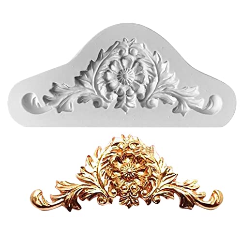 Königliche Fondantform,Fondant-Silikonform im Barock-Stil - europäische geprägte Blume für Kuchen, Fondant, Kekse, Schokoladenform, Dekorieren, Backen Königliche Fondantform,Fondant-Silikonform im Barock-Stil - europäische geprägte Blume für Kuchen, Fondant, Kekse, Schokoladenform, Dekorieren, Backen von Generic