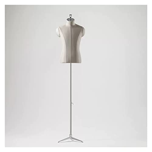 Kommerzieller männlicher Schaufensterpuppen-Torso-Körper mit verstellbarem Stativständer, Kleiderständer, bodenstehendes Puppenkörper-Schneiderpuppenmodell für Studio-Schaufenster (Farbe: Nr. 2, Größe Kommerzieller männlicher Schaufensterpuppen-Torso-Körper mit verstellbarem Stativständer, Kleiderständer, bodenstehendes Puppenkörper-Schneiderpuppenmodell für Studio-Schaufenster (Farbe: Nr. 2, Größe von Generic