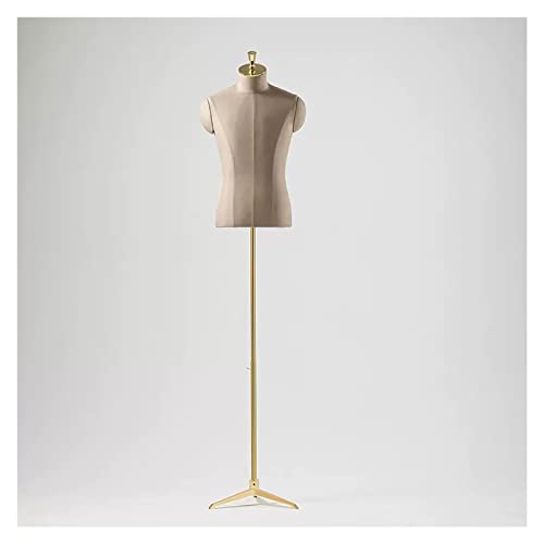 Kommerzieller männlicher Schaufensterpuppen-Torso-Körper mit verstellbarem Stativständer, Kleiderständer, bodenstehendes Puppenkörper-Schneiderpuppenmodell für Studio-Schaufenster (Farbe: Nr. 2, Größe Kommerzieller männlicher Schaufensterpuppen-Torso-Körper mit verstellbarem Stativständer, Kleiderständer, bodenstehendes Puppenkörper-Schneiderpuppenmodell für Studio-Schaufenster (Farbe: Nr. 2, Größe von Generic