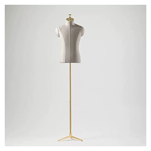 Kommerzieller männlicher Schaufensterpuppen-Torso-Körper mit verstellbarem Stativständer, Kleiderständer, bodenstehendes Puppenkörper-Schneiderpuppenmodell für Studio-Schaufenster (Farbe: Nr. 2, Größe Kommerzieller männlicher Schaufensterpuppen-Torso-Körper mit verstellbarem Stativständer, Kleiderständer, bodenstehendes Puppenkörper-Schneiderpuppenmodell für Studio-Schaufenster (Farbe: Nr. 2, Größe von Generic