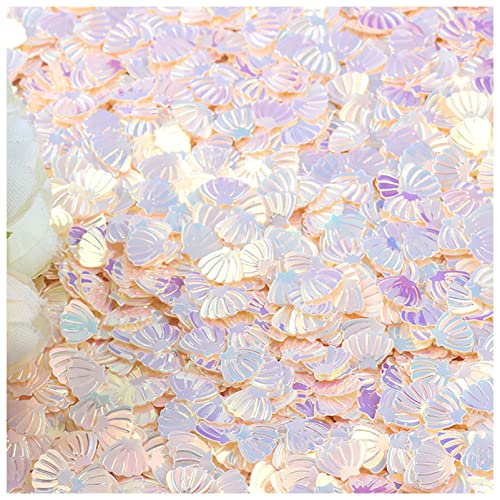 Konfetti 15g irisierende Sparkle Shell Glitter Confetti 7mm Lila for Baby Shower Confetti Party Tisch streuung dekor DIY. Anbieter Oblique Unique konfetti(Champagne) von Generic
