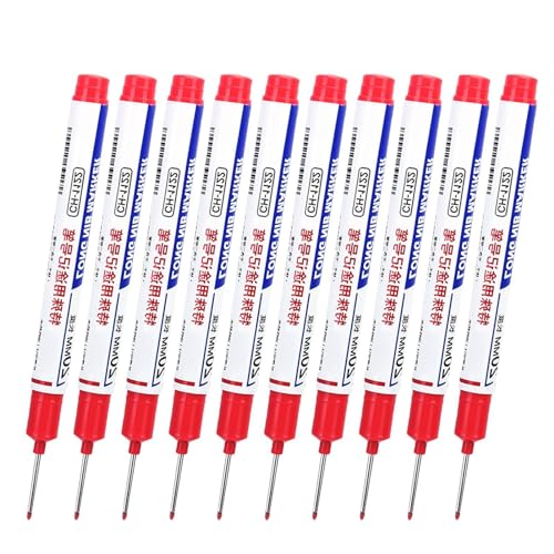 Konstruktionsmarker – Tieflochmarker für tiefe Löcher, wasserdichter Langlochmarker mit langem Kopf, wasserfeste -Marker mit langem Kopf, Malermarker Konstruktionsmarker – Tieflochmarker für tiefe Löcher, wasserdichter Langlochmarker mit langem Kopf, wasserfeste -Marker mit langem Kopf, Malermarker von Generic