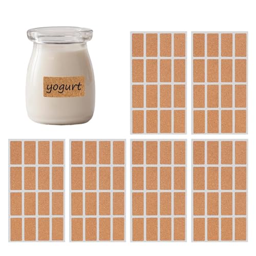 Korketikett für Glas,Wasserfeste, abnehmbare Gewürzflaschenetiketten, Datumsaufkleber - Blanko-Holzaufkleber, Etiketten für Einmachgläser für Lebensmittelbehälter, Etiketten für Gewürzflaschen Korketikett für Glas,Wasserfeste, abnehmbare Gewürzflaschenetiketten, Datumsaufkleber - Blanko-Holzaufkleber, Etiketten für Einmachgläser für Lebensmittelbehälter, Etiketten für Gewürzflaschen von Generic