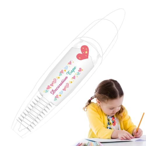 Korrekturband aus Spitze | Dekorativer Korrekturband-Stift mit niedlichem Muster, glatte und kreative Markierung für Scrapbooking, Briefe, Schulbedarf, Schreibwaren, Grußkarten, Planer Korrekturband aus Spitze | Dekorativer Korrekturband-Stift mit niedlichem Muster, glatte und kreative Markierung für Scrapbooking, Briefe, Schulbedarf, Schreibwaren, Grußkarten, Planer von Generic