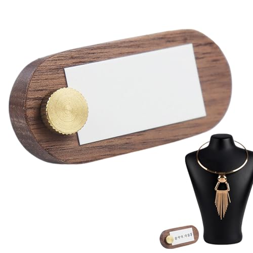 Kostenanzeigehalter, Kostenanzeige, Kostenschilder – Lebensmitteletiketten aus Holz mit Messinghalterung, Warenpreis-Display, Manusc-Anzeigeetikett Kostenanzeigehalter, Kostenanzeige, Kostenschilder – Lebensmitteletiketten aus Holz mit Messinghalterung, Warenpreis-Display, Manusc-Anzeigeetikett von Generic