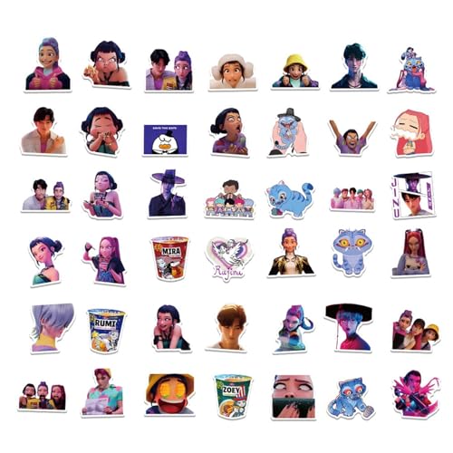𝙆𝙥𝙤𝙥 𝘿𝙚𝙢𝙤𝙣 𝙃𝙪𝙣𝙩𝙚𝙧𝙨 Sticker Set, Anime Sticker 61 Stück, Wasserdichte Niedliche Aufkleber für Erwachsene, Laptop, Auto, Teenager Kinder, Wasserflaschen 𝙆𝙥𝙤𝙥 𝘿𝙚𝙢𝙤𝙣 𝙃𝙪𝙣𝙩𝙚𝙧𝙨 Sticker Set, Anime Sticker 61 Stück, Wasserdichte Niedliche Aufkleber für Erwachsene, Laptop, Auto, Teenager Kinder, Wasserflaschen von Generic
