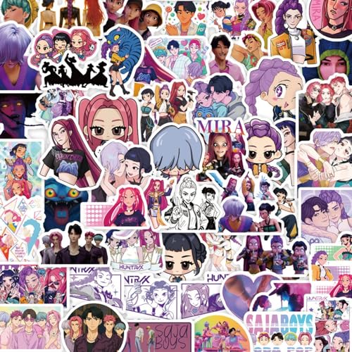 𝙆𝙥𝙤𝙥 𝘿𝙚𝙢𝙤𝙣 𝙃𝙪𝙣𝙩𝙚𝙧𝙨 Sticker Set, Anime Sticker 74 Stück, Wasserdichte Niedliche Aufkleber für Erwachsene, Laptop, Auto, Teenager Kinder, Wasserflaschen 𝙆𝙥𝙤𝙥 𝘿𝙚𝙢𝙤𝙣 𝙃𝙪𝙣𝙩𝙚𝙧𝙨 Sticker Set, Anime Sticker 74 Stück, Wasserdichte Niedliche Aufkleber für Erwachsene, Laptop, Auto, Teenager Kinder, Wasserflaschen von Generic