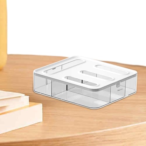 Krämpfenbeutel -Lagerorganisator - Lebensmittelbeutelhalter -Spender Tablett, Clear Kitchen Schublade Layout | Gallon Quart Sandwich Snack Aufbewahrungsstil Für Pantry Schrank Arbeitsplatte Täglicher von Generic