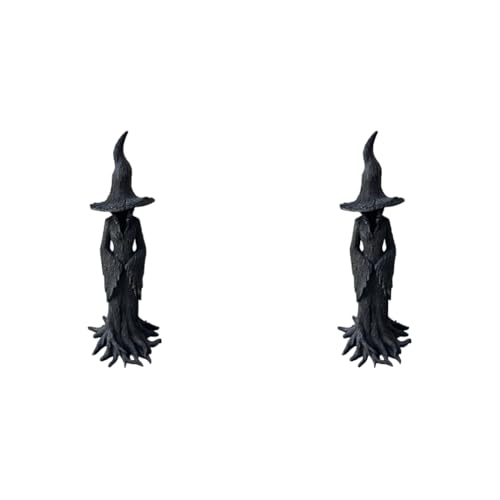 Kreative Halloween Hexenfigur Hexenskulptur 30 cm aus Resin for Kamin und Tischdekorationen von Generic