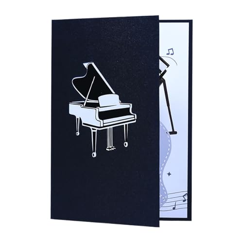 Kreative Karte, Pop-Up-Grußkarten | Piano Card Papier Grußkarte | Lustige Geburtstagskarte, Briefumschlag, Notizkarte, Klappkarte, Feier Kreative Karte, Pop-Up-Grußkarten | Piano Card Papier Grußkarte | Lustige Geburtstagskarte, Briefumschlag, Notizkarte, Klappkarte, Feier von Generic
