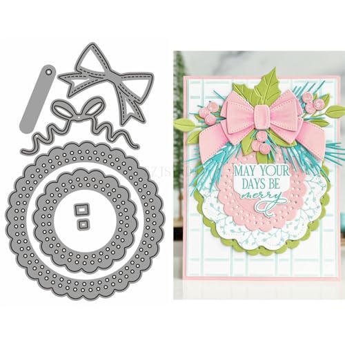 Kreisförmige Spitzen-Stanzformen für Kartenherstellung, Hintergrundbrett, Metall-Stanzformen für Papier, Scrapbooking, DIY-Schablonen für Album, Party, Hochzeit, Festivals, Dekoration Kreisförmige Spitzen-Stanzformen für Kartenherstellung, Hintergrundbrett, Metall-Stanzformen für Papier, Scrapbooking, DIY-Schablonen für Album, Party, Hochzeit, Festivals, Dekoration von Generic