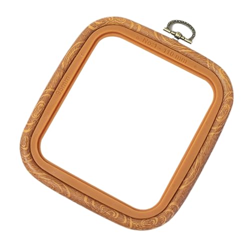 Kreuzstich-Ornament-Rahmen, Stickrahmen, großer Stickrahmen aus imitiertem Holz, Stickrahmen, Quilt-Zubehör mit Retro-Ring Kreuzstich-Ornament-Rahmen, Stickrahmen, großer Stickrahmen aus imitiertem Holz, Stickrahmen, Quilt-Zubehör mit Retro-Ring von Generic