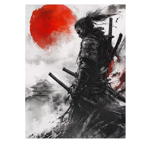 Krieger Malen Nach Zahlen Erwachsene Katana Malen Nach Zahlen 50 x 70 CM DIY Basteln Erwachsene Klarheit Farbe Leinwan Bilder mit Acrylfarben Set 3 Typen Pinsel für Wanddeko Wohnzimmer YH2-1094 Krieger Malen Nach Zahlen Erwachsene Katana Malen Nach Zahlen 50 x 70 CM DIY Basteln Erwachsene Klarheit Farbe Leinwan Bilder mit Acrylfarben Set 3 Typen Pinsel für Wanddeko Wohnzimmer YH2-1094 von Generic