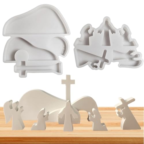 Krippe Silikonform, Krippe Silikonform | Krippe Szene Kerze Form | Krippe Kerze Form Silikon Harz Gießform - Home Decoration Gussform Krippe Silikonform, Krippe Silikonform | Krippe Szene Kerze Form | Krippe Kerze Form Silikon Harz Gießform - Home Decoration Gussform von Generic