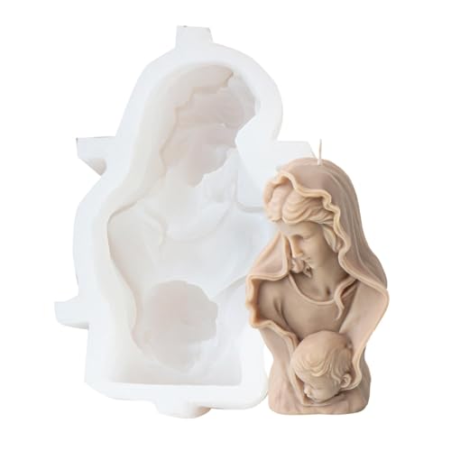 Krippenform aus Harz - Harzform für Krippen, Kerzenformen | Form zur Herstellung von Kerzen aus Silikon, Gießform aus Epoxidharz für Weihnachtsdekorationen Krippenform aus Harz - Harzform für Krippen, Kerzenformen | Form zur Herstellung von Kerzen aus Silikon, Gießform aus Epoxidharz für Weihnachtsdekorationen von Generic