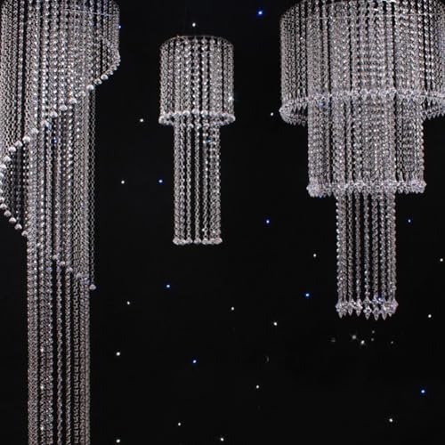 Kristall -Strass -Perlengirlande - Dekorative Kristallkette für Hochzeitsdekor, Acryl -Strass -Trim | Elegante Perlengirlandenrolle, funkelnde Handwerksangebote für Mittelstücke, Vasen, Event -Dekorat Kristall -Strass -Perlengirlande - Dekorative Kristallkette für Hochzeitsdekor, Acryl -Strass -Trim | Elegante Perlengirlandenrolle, funkelnde Handwerksangebote für Mittelstücke, Vasen, Event -Dekorat von Generic