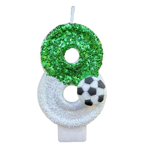 Kuchen-Zahlenkerzen - Kuchen-Zahlenkerzen | Fußball-Glitzerkerzen-Dekorationen, Kuchen-Zahlenkerzen, vielseitige Partygeschenke für Geburtstage, kreative Kuchendekoration für Hochzeiten Kuchen-Zahlenkerzen - Kuchen-Zahlenkerzen | Fußball-Glitzerkerzen-Dekorationen, Kuchen-Zahlenkerzen, vielseitige Partygeschenke für Geburtstage, kreative Kuchendekoration für Hochzeiten von Generic