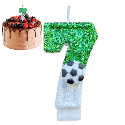 Kuchen-Zahlenkerzen - Kuchen-Zahlenkerzen | Fußball-Glitzerkerzen-Dekorationen, Kuchen-Zahlenkerzen, vielseitige Partygeschenke für Geburtstage, kreative Kuchendekoration für Hochzeiten Kuchen-Zahlenkerzen - Kuchen-Zahlenkerzen | Fußball-Glitzerkerzen-Dekorationen, Kuchen-Zahlenkerzen, vielseitige Partygeschenke für Geburtstage, kreative Kuchendekoration für Hochzeiten von Generic