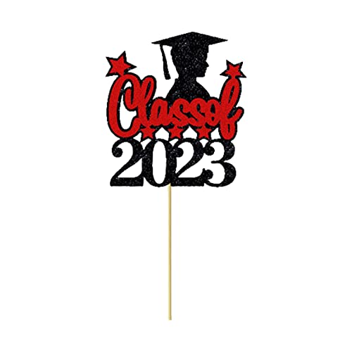 Kuchendekoration für 2023 – Herzlichen Glückwunsch Grad Cake Toppers – Kuchendekorationen für Graduierung der High School – Dekoration für Partys, Universitätsabschluss Kuchendekoration für 2023 – Herzlichen Glückwunsch Grad Cake Toppers – Kuchendekorationen für Graduierung der High School – Dekoration für Partys, Universitätsabschluss von Generic