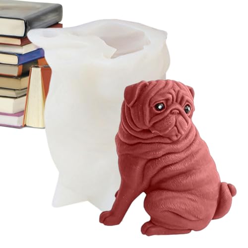 Kuchenform für Hunde | 3D-Kerzenform aus hochtemperaturbeständigem Pei-Silikon, wiederverwendbares Werkzeug für die Herstellung von aromatischer Seife, Formen Kuchenform für Hunde | 3D-Kerzenform aus hochtemperaturbeständigem Pei-Silikon, wiederverwendbares Werkzeug für die Herstellung von aromatischer Seife, Formen von Generic