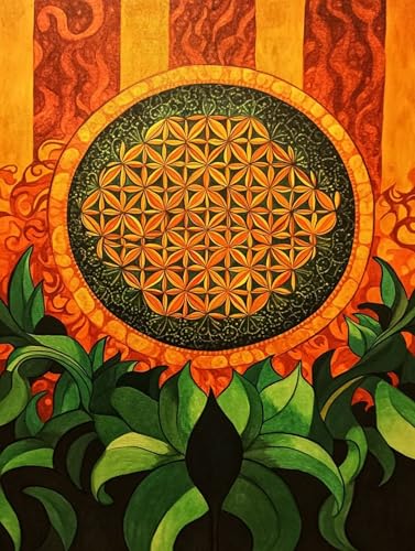Künstlerisch Diamond Painting Erwachsene Groß XXL 50x70 cm, 5D Diamant Painting Bilder Orange Farbe Muster DIY Bastel Erwachsene Anfänger Mosaik Set für Zimmer Wohnzimmer Deko Aesthetic 58WL-85 Künstlerisch Diamond Painting Erwachsene Groß XXL 50x70 cm, 5D Diamant Painting Bilder Orange Farbe Muster DIY Bastel Erwachsene Anfänger Mosaik Set für Zimmer Wohnzimmer Deko Aesthetic 58WL-85 von Generic