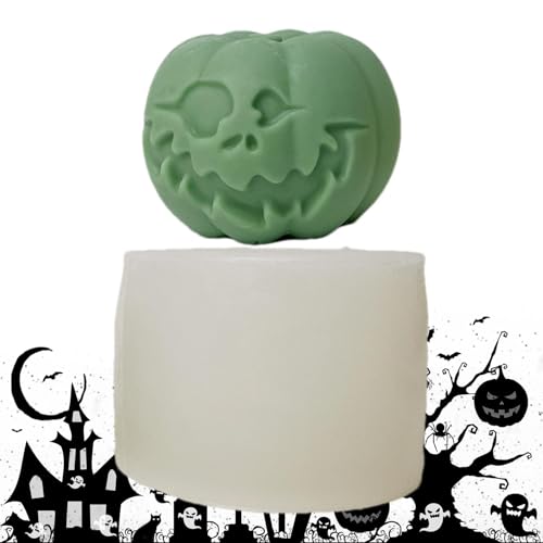 Kürbiskerzenform, Halloween-Kerzenherstellung, Kunsthandwerk und Epoxidharz-Gussform, ästhetische Bürodekoration, Heimpartydekorationen, Resinform Kürbiskerzenform, Halloween-Kerzenherstellung, Kunsthandwerk und Epoxidharz-Gussform, ästhetische Bürodekoration, Heimpartydekorationen, Resinform von Generic