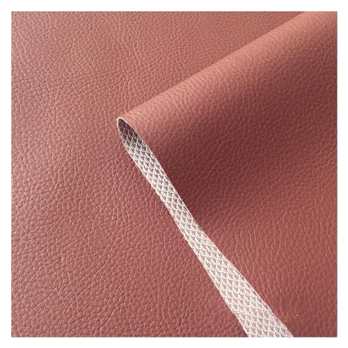 Kunstleder Bezugsstoff Möbelstoff Meterware 160cm Breit Kunstleder Vinyl Stoff für Polster, Sofa Stuhl Sitzbezug, DIY Handwerk, Polsterung(Color: Dunkelgrau)(Brown,1.6X4m) von Generic