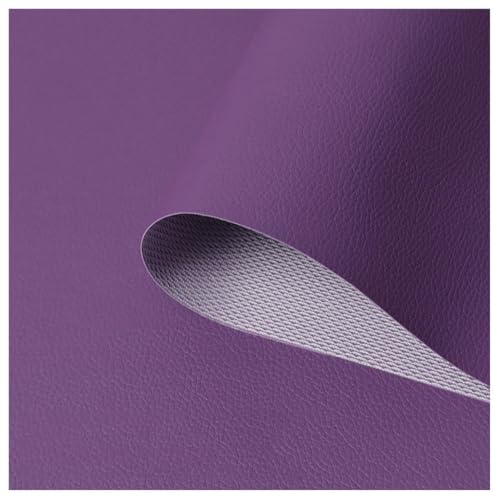 Kunstleder Bezugsstoff Möbelstoff Meterware 160cm Breit Kunstleder Vinyl Stoff für Polster, Sofa Stuhl Sitzbezug, DIY Handwerk, Polsterung(Dark purple,1.6X9m) von Generic