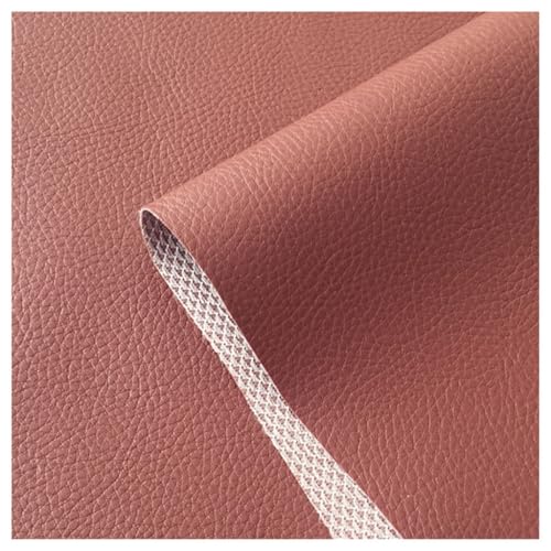 Kunstleder Gesteppt Meterware Polsterstoff Leder Stoff Kunstleder Blätter Für Ohrringe Einfarbig Lederimitat Texturiert Lederstoff Möbelstoff Meterware(Brown,1.6X2m) von Generic